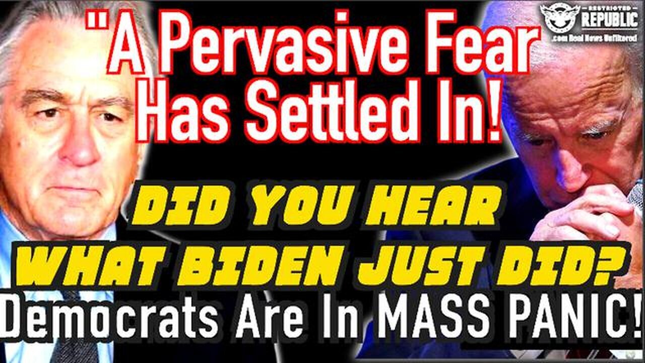 A Pervasive Fear Has Settled In - Did You Hear What Biden Just Did - Democrats Are in.. 5/31/24..