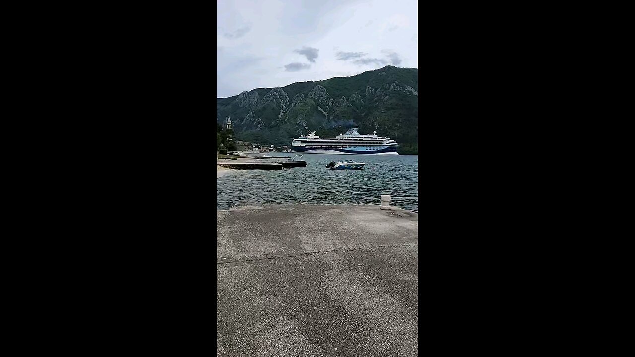 Brief live stream captured just this morning here at Kotor bay, Montenegro...