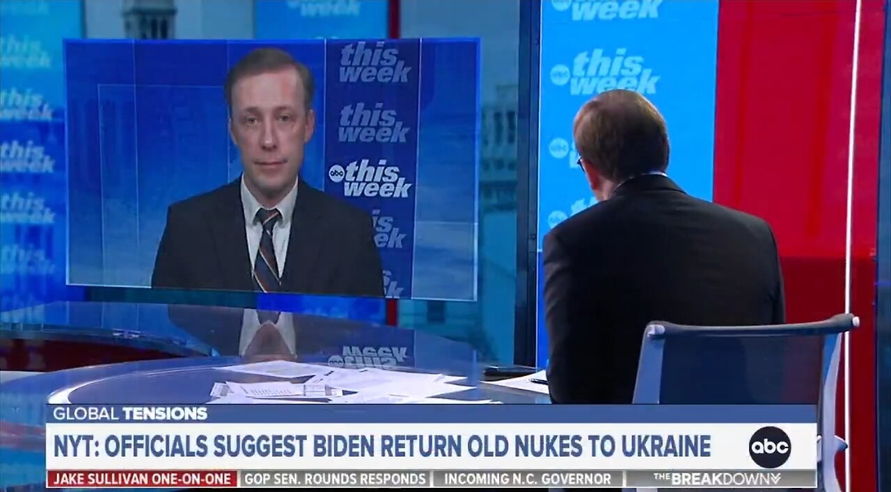 NSA Sullivan Reveals If They'll Give Ukraine Their Nukes Back