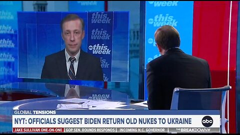 NSA Sullivan Reveals If They'll Give Ukraine Their Nukes Back