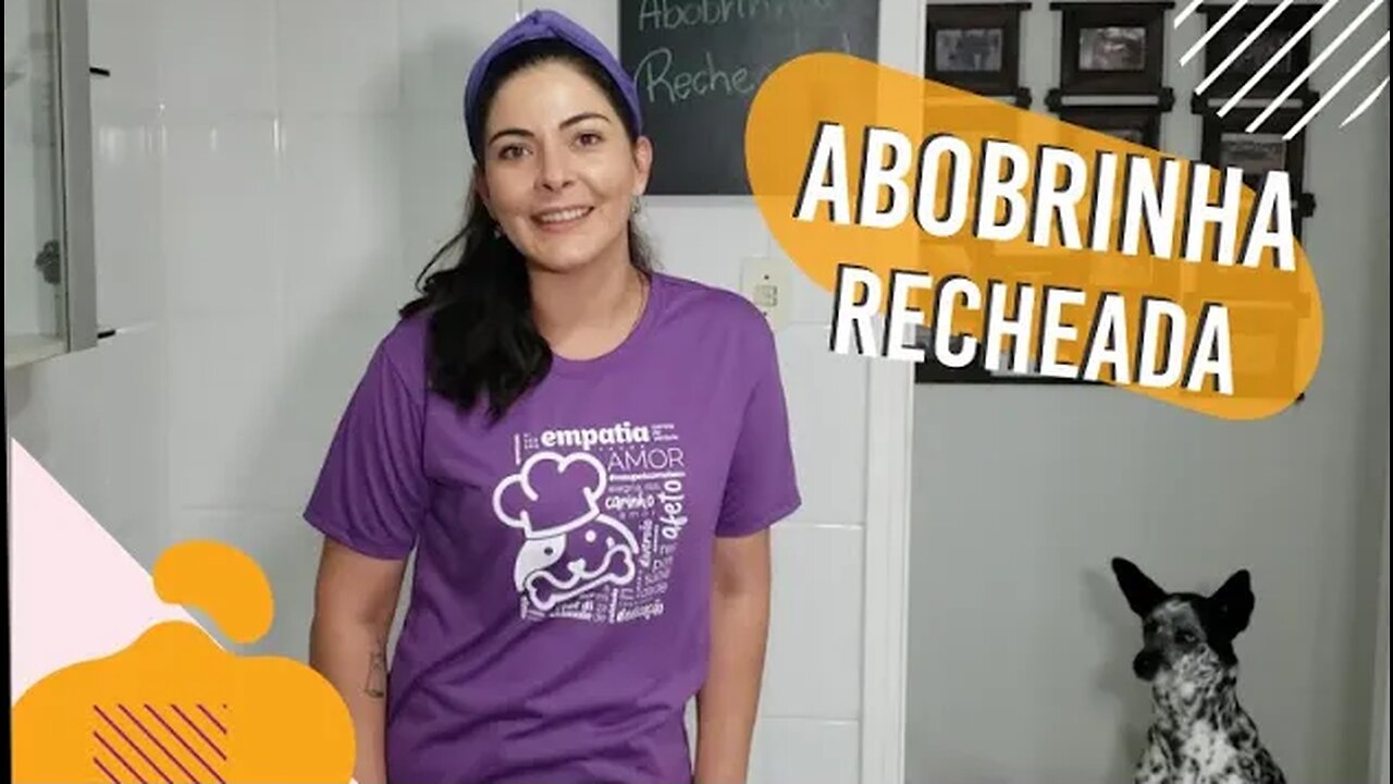 RECEITA PET: Abobrinha recheada para cães e gatos | Petisco pet | Confeitaria Pet