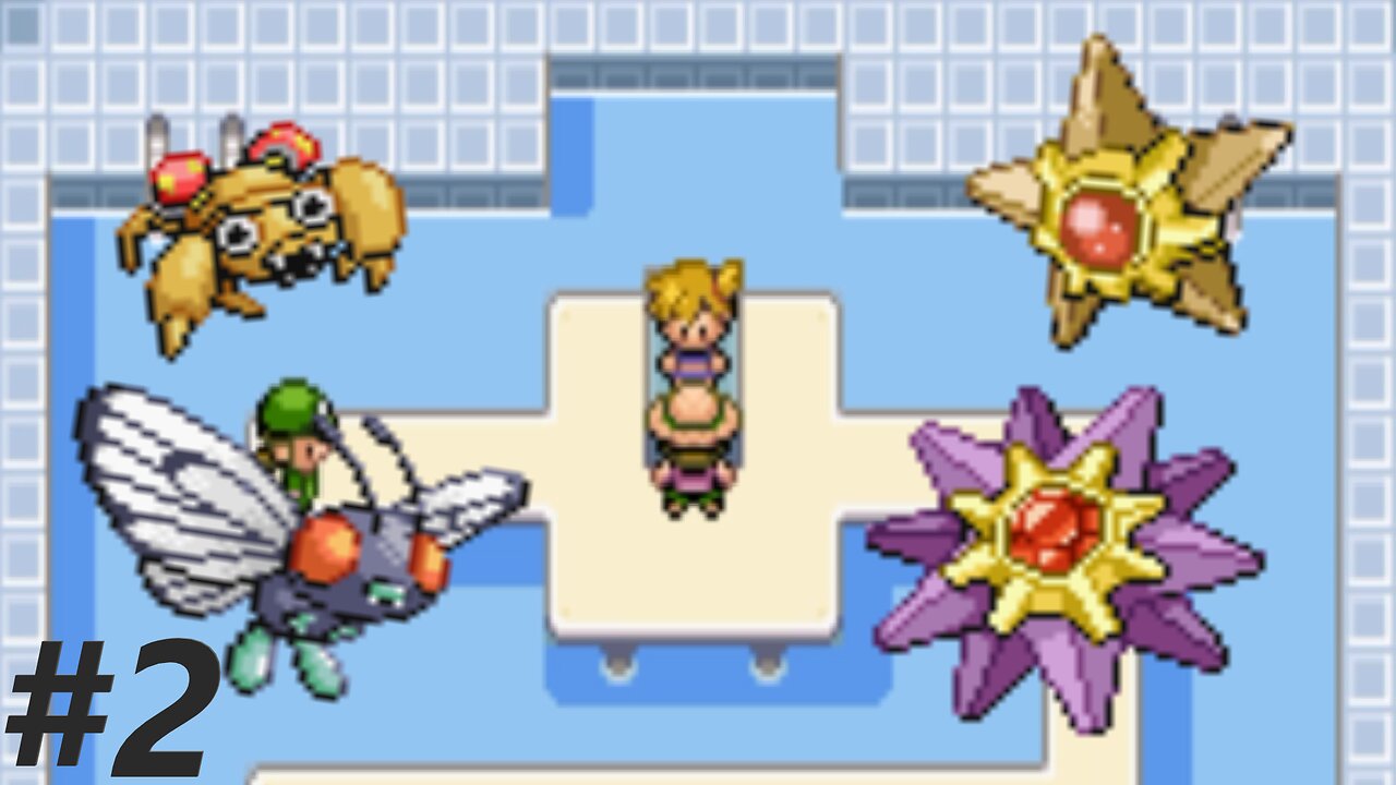 Pokémon FireRed Bug Type Only Run -EP#2- The Tomboyish Mermaid!