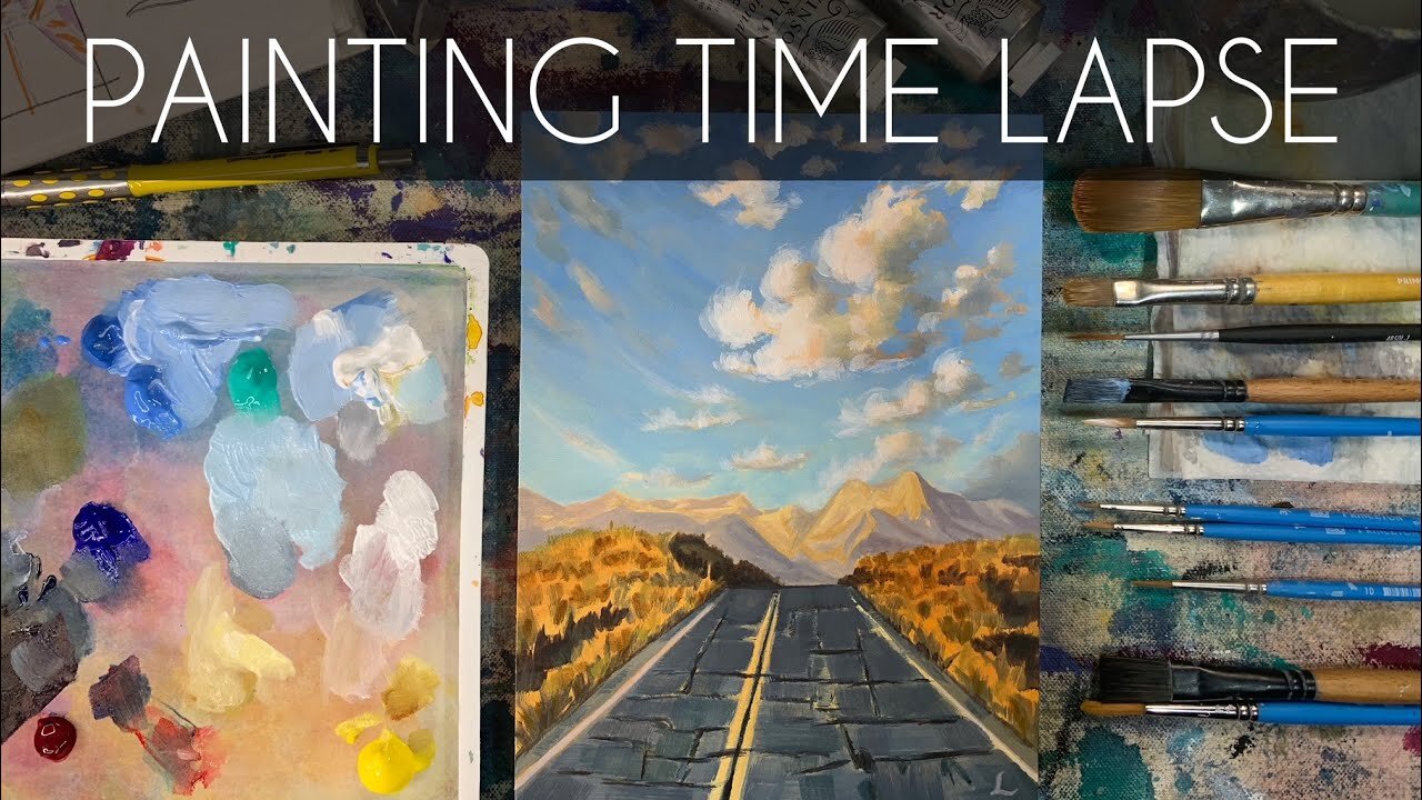 Wander Lust Time Lapse Painting