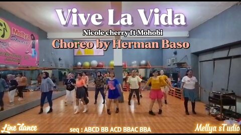 Vive La Diva line dance choreo by herman baso