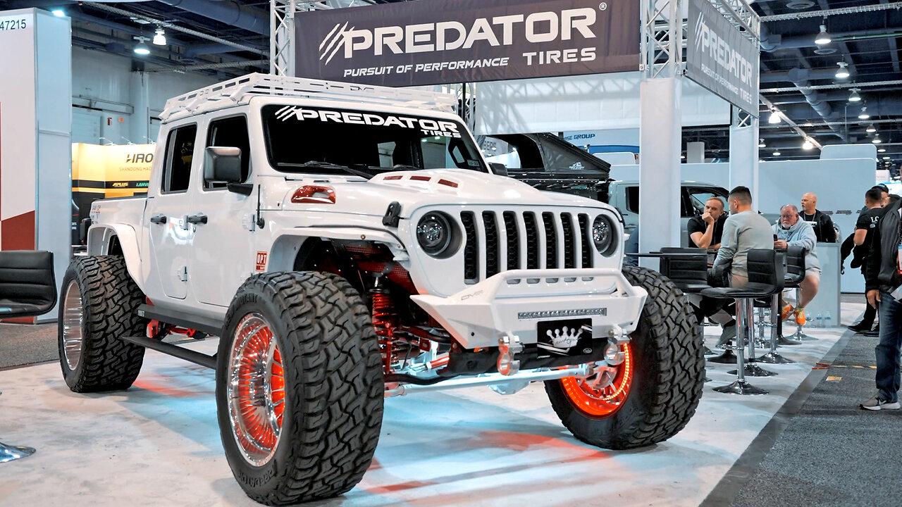 SEMA 2022's Lifted Trucks on Predator Tires