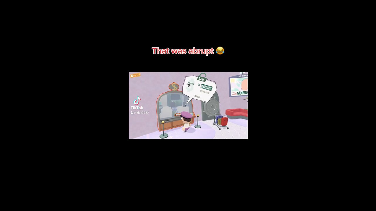 That was abrupt 😳