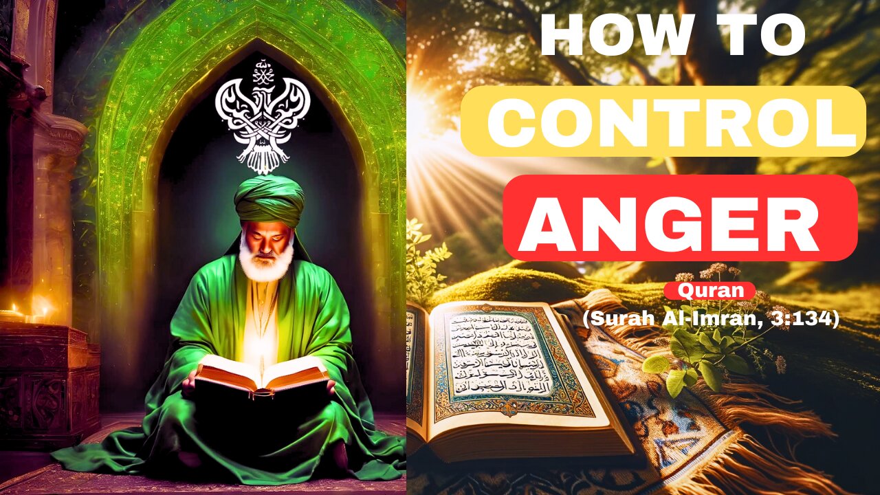 How to Control Anger: Quranic Wisdom for Peaceful Living | Practical Solutions in English"