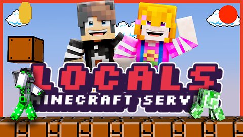 Making a Mario Parkour Course in Minecraft - Locals SMP Minecraft Let's Play (Gaming)