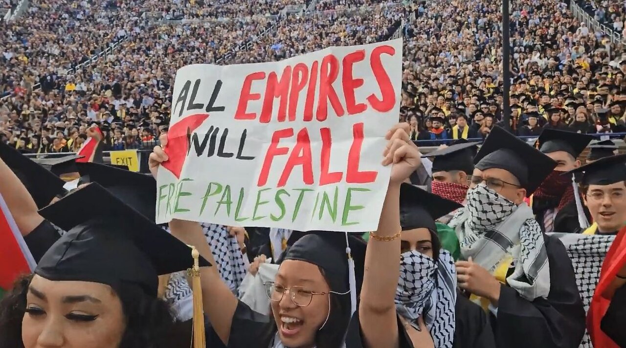 University of Michigan 2024 Graduation Interrupted By Pro Palestine Protesters May 4th Ann Arbor