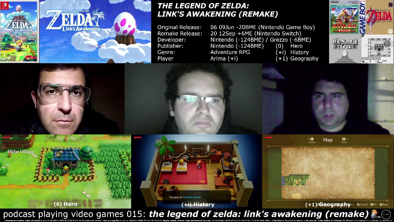 podcast playing video games 015: the legend of zelda: link's awakening (remake)