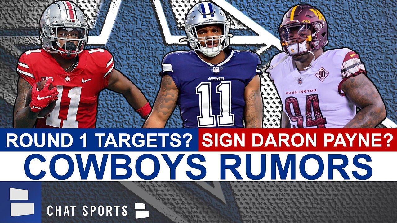 Cowboys Rumors: Micah Parsons Wants Dallas To Sign Daron Payne + Draft Jaxon Smith-Njigba?