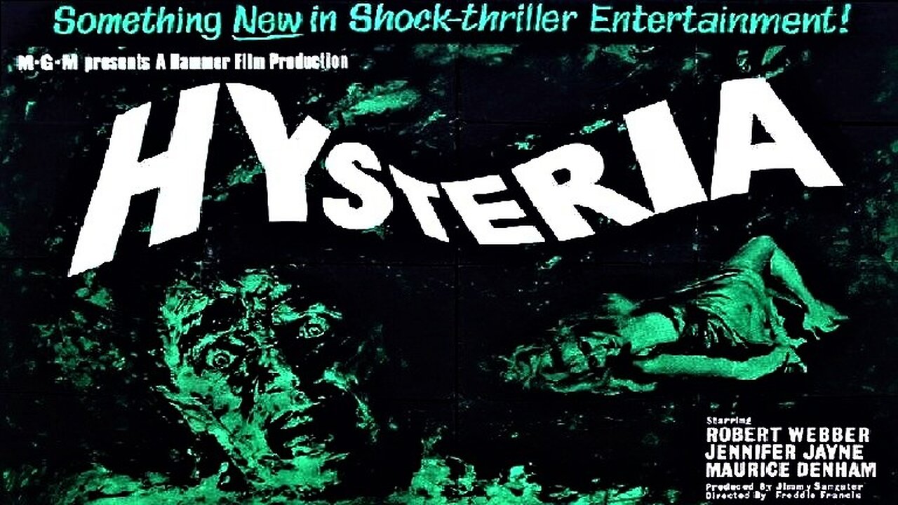 HYSTERIA 1965 Amnesiac Tries to Find His Identity but only Finds Murder FULL MOVIE HD & W/S