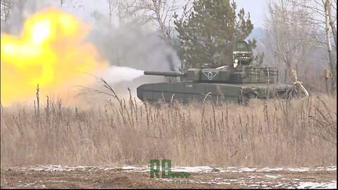 Russian tankers with modernized T-80BVM tanks in the NVO zone