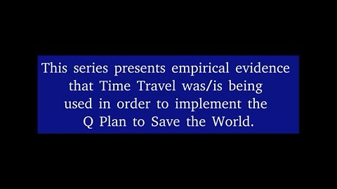 Q PLAN USING TIME TRAVEL ? WHY NOT ?