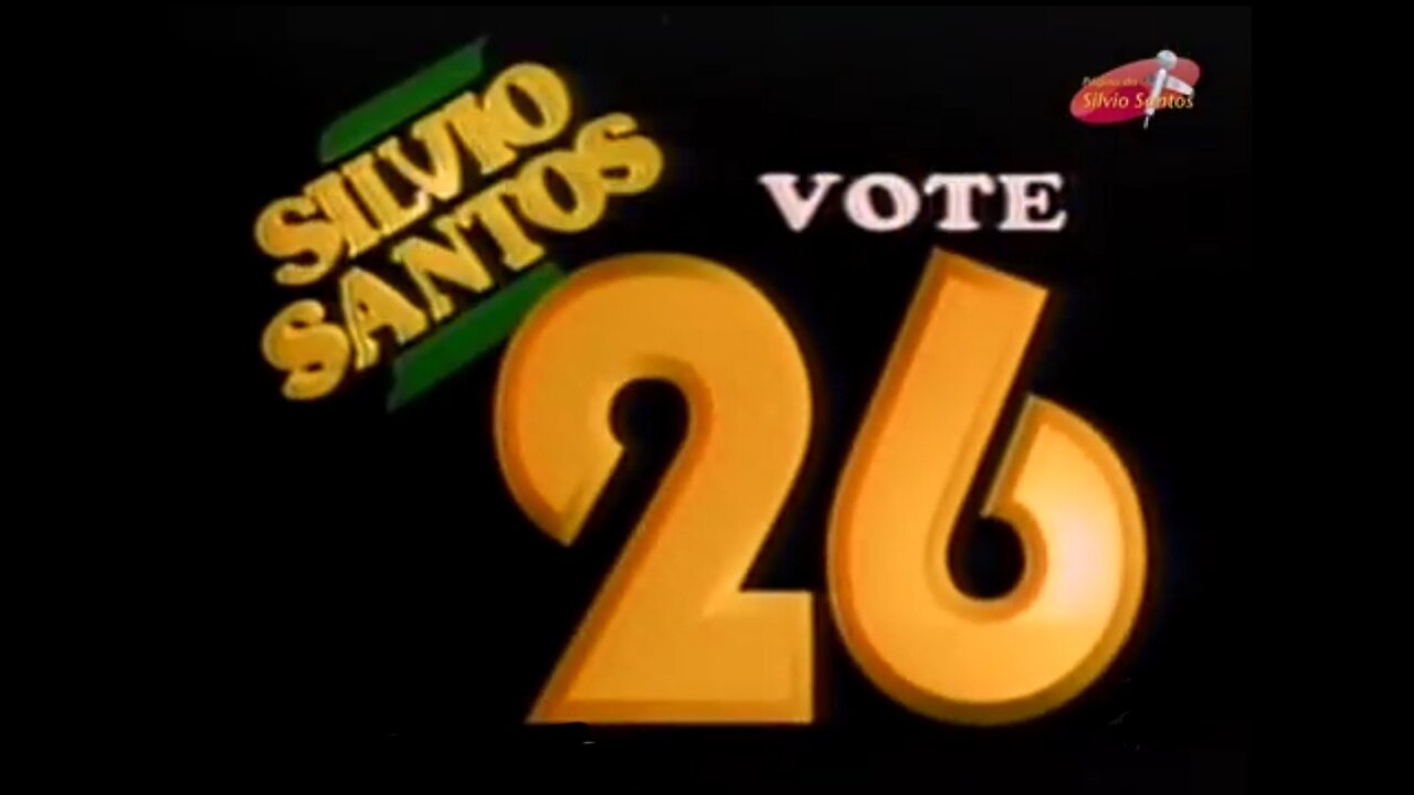 1989 SILVIO SANTOS CANDIDATO PRESIDENTE