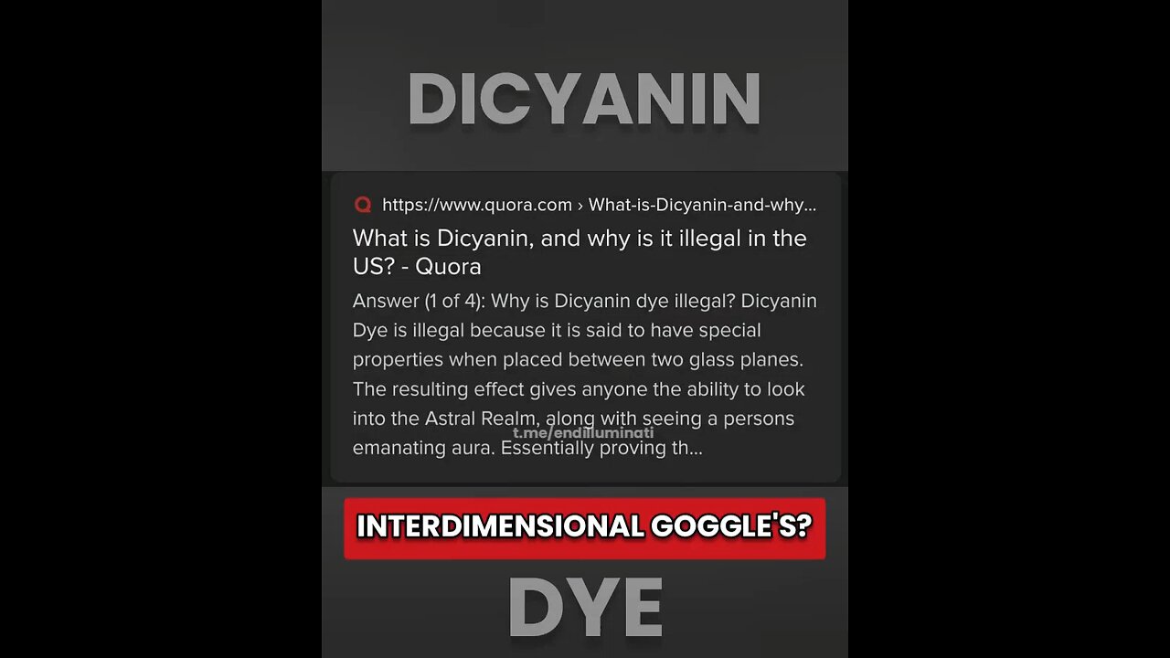 DICYANIN INTER DIMENSIONAL GOGGLES