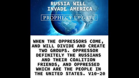 WHEN THE OPPRESSORS COME, AND WILL DIVIDE AND CREATE TWO GROUPS. OPPRESSOR DEFINITELY THE RUSSIANS A