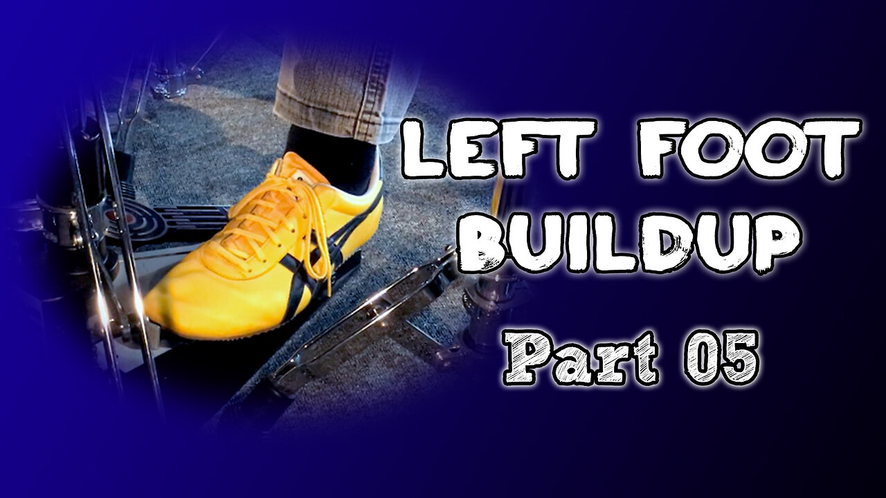 Drum Exercise | Left Foot Buildup (Part 05/24) | Panos Geo