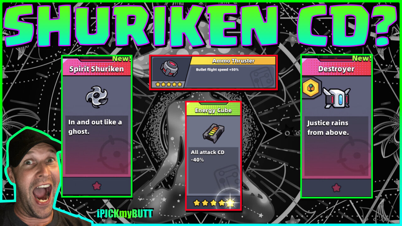 Survivor.io is the SHURIKEN and DESTROYER Affected by AMMO THRUSTER and COOL DOWN?