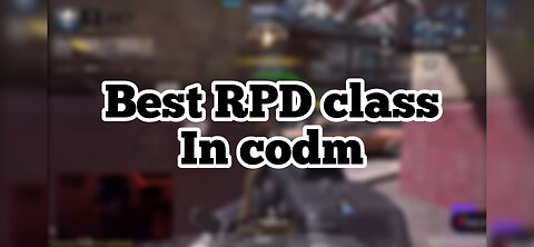 BEST RPD BUILD IN CODM