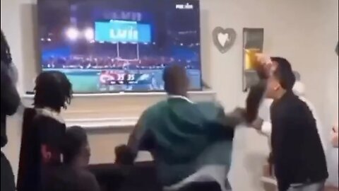 Philly Fan LOSES IT At Super Bowl Ending
