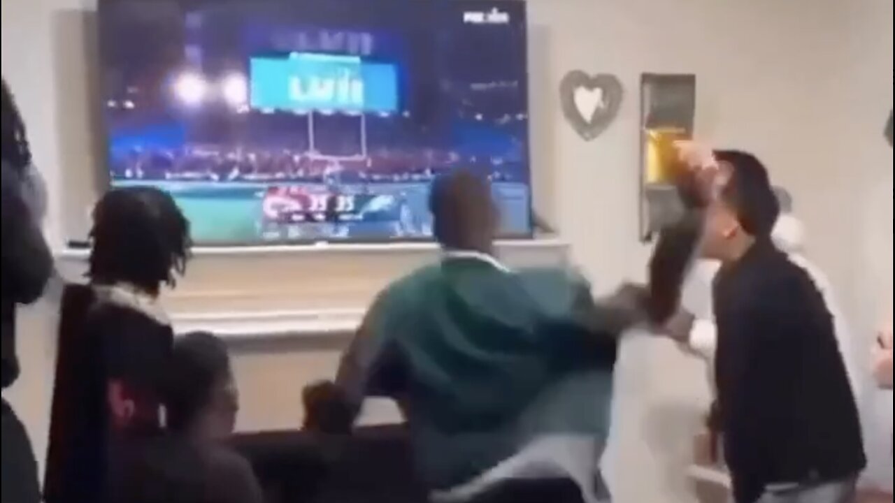 Philly Fan LOSES IT At Super Bowl Ending