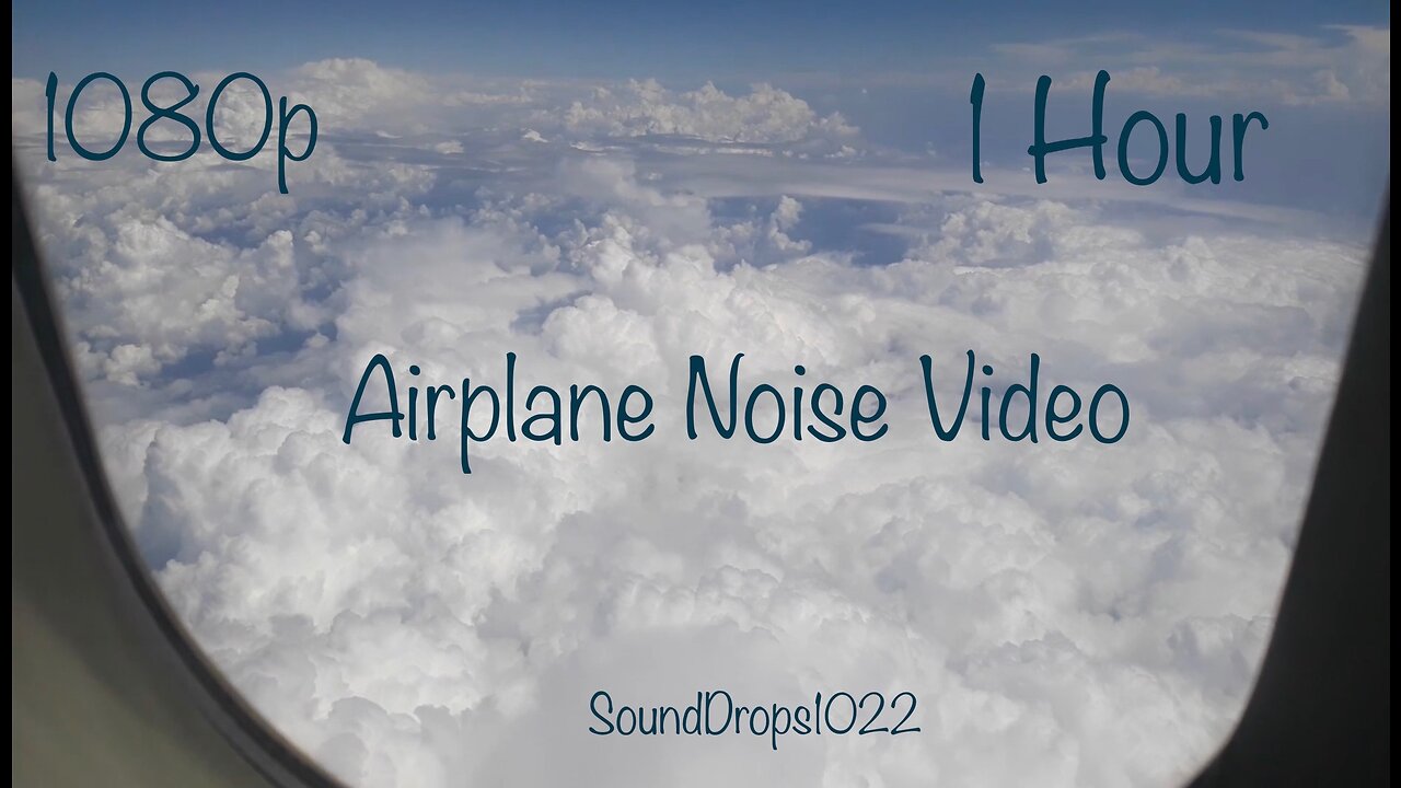 Fly Through The Skies With 1 Hour Of Airplane Noise Video