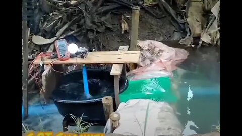 Home Made Hydro Instalation / Hydro Energy / River Energy / Free Energy