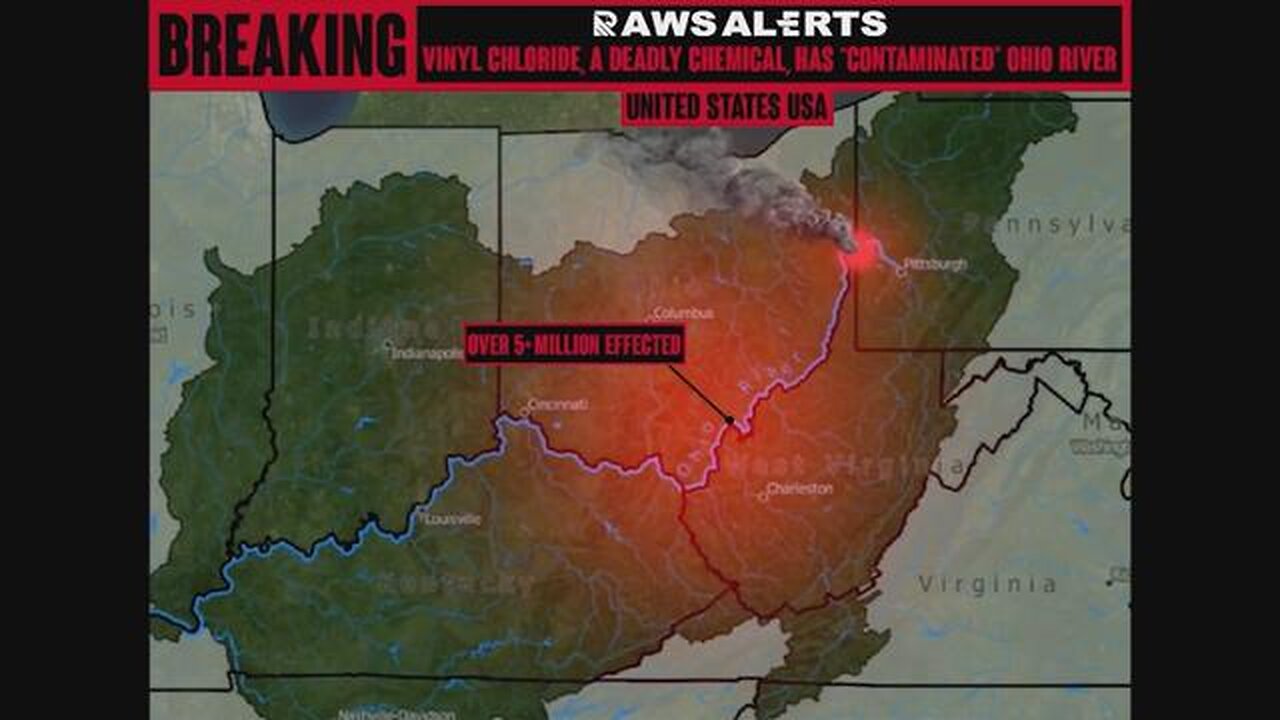 Sabotage or Triple-Jabbed Crew: Ohio River Fu**ed? Toxic Airborne Event CoverUp - Fish, Animals and Plants Dying All Over