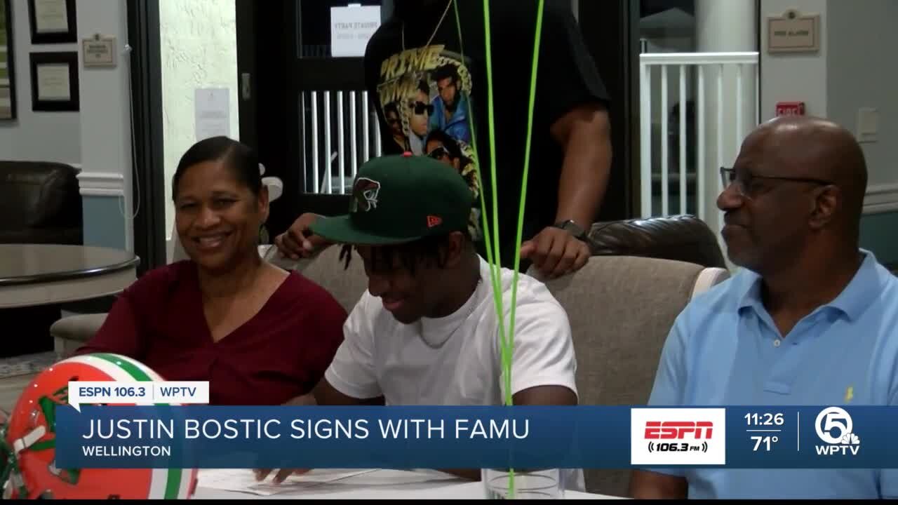 Justin Bostic makes it official with FAMU