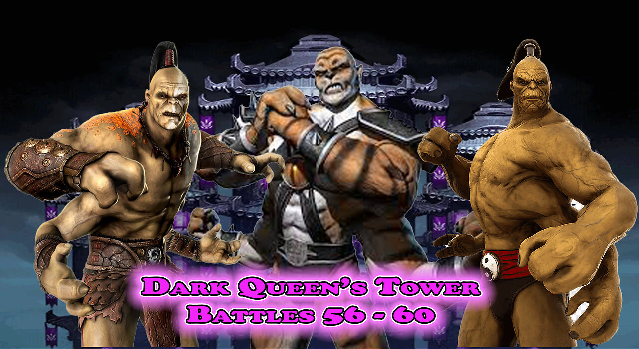 MK Mobile. Dark Queen's Tower Battles 56 - 60