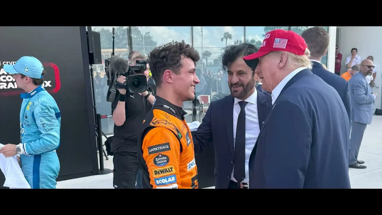 Trump's Impact As Miami F1 Grand Prix Crowd Go WIild