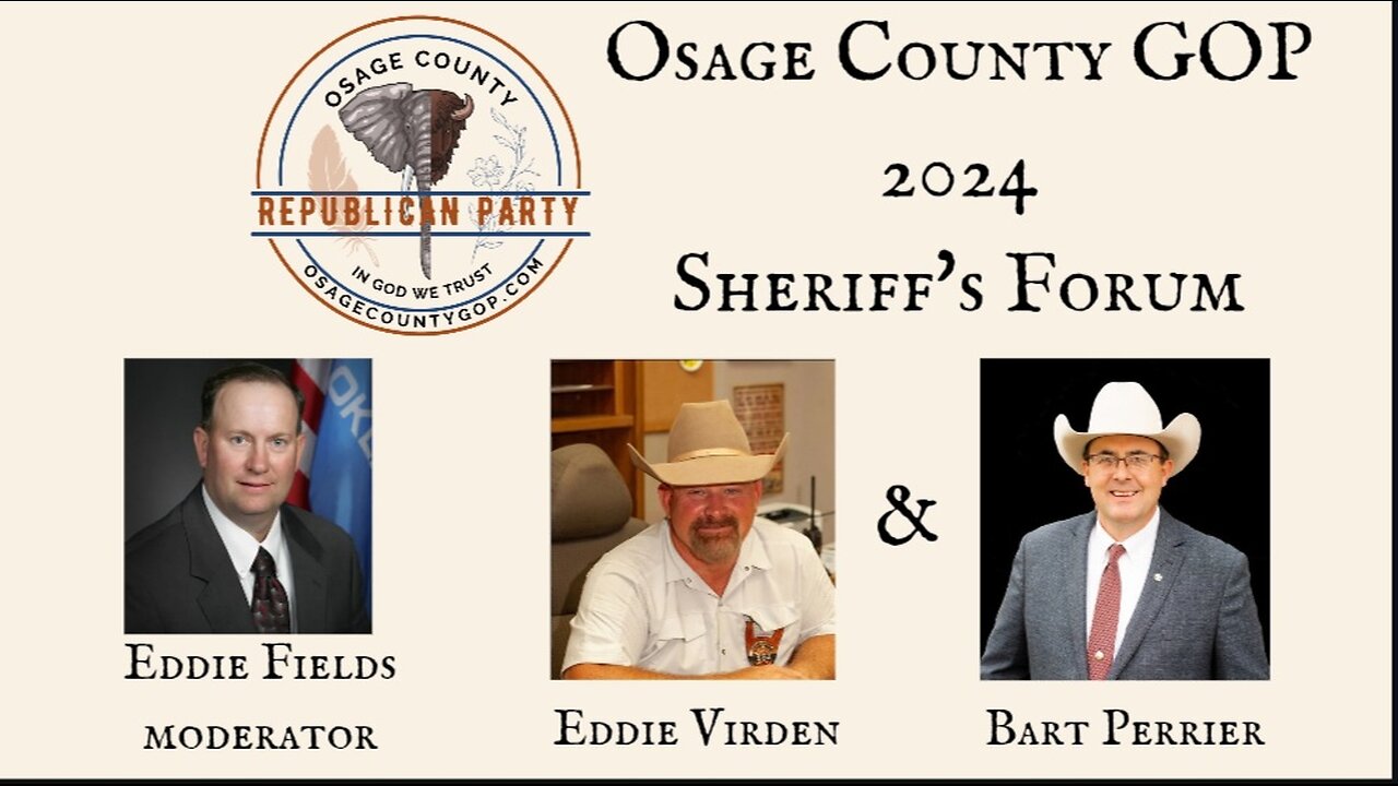 Osage County GOP 2024 Sheriff's Forum