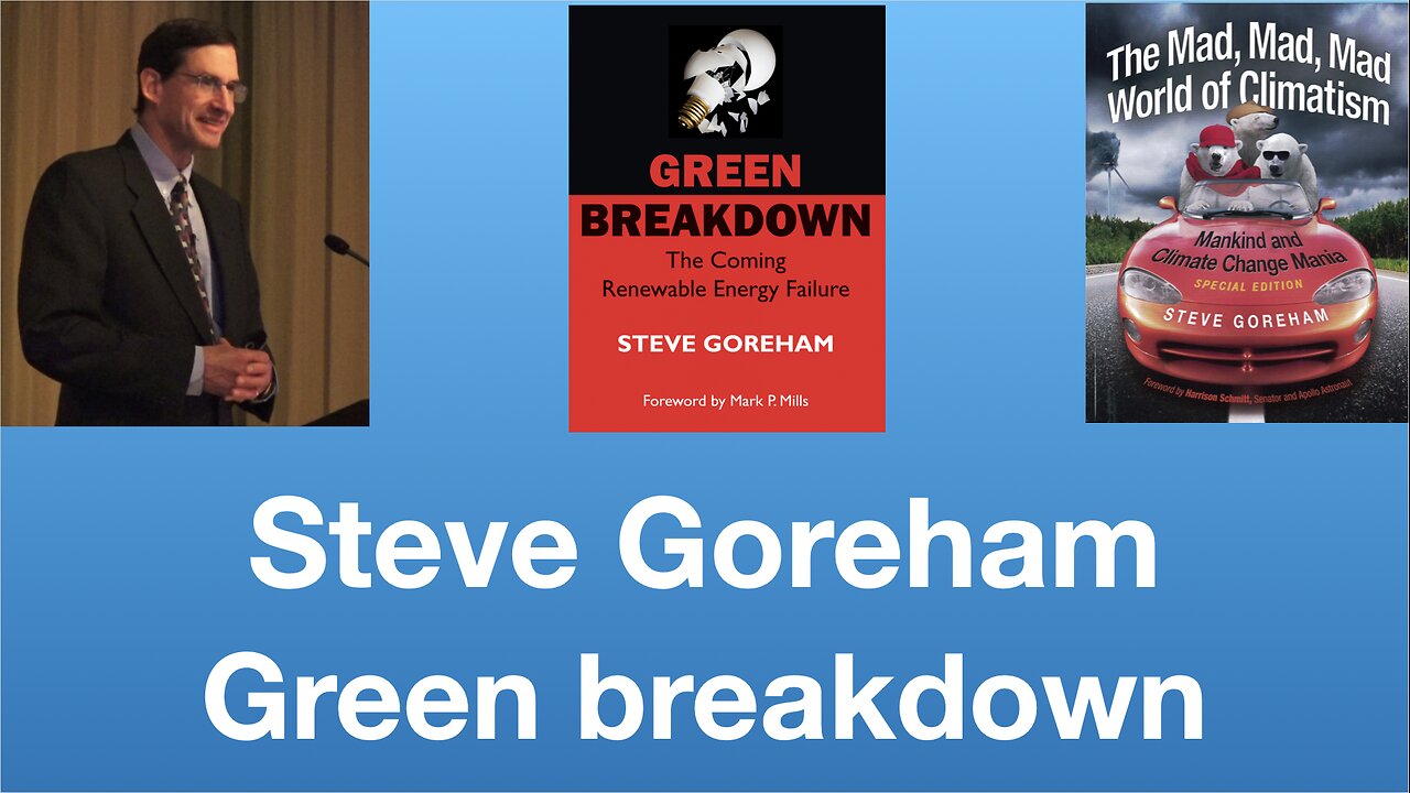 Steve Goreham: Green breakdown | Tom Nelson Pod #264