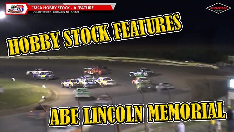 Hobby Stock Features | Abe Lincoln Memorial | US 30 Speedway | 9-13-2019