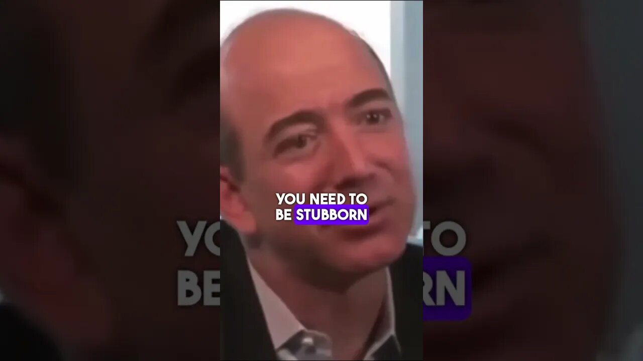 The Stubborn Relentlessness of Entrepreneurship #jeffbezos #reels #shorts