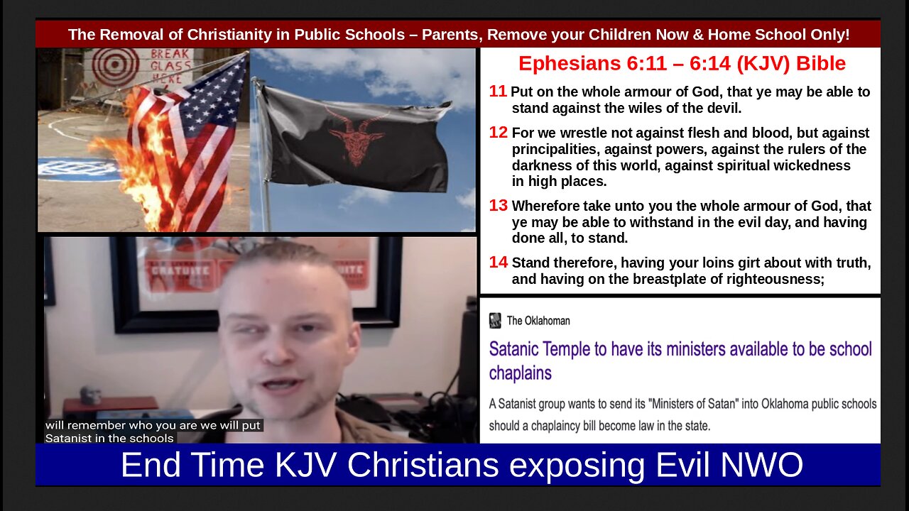 Removal of Christianity in Public Schools – Parents, Remove your Children Now & Home School Only!