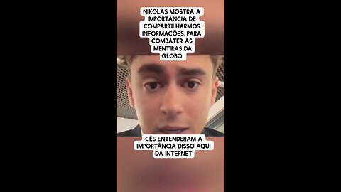 Nicolas mostra a verdade