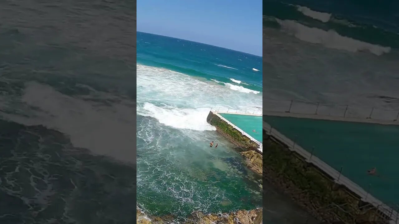 Walking Round Bondi #shorts #matrix #bondi #walk #beach #sea #australia #travel #rocks