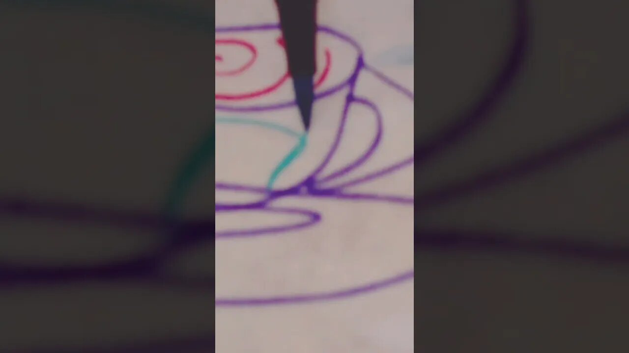 continous line drawing latte cup #tombowdualbrushpens #teaser #justforfun #intuitiveart