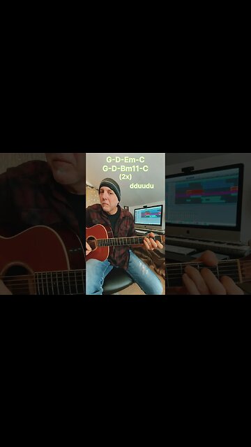 EZ Dont Stop Believin' Journey Beginner Lesson NO Barre Chords #shorts