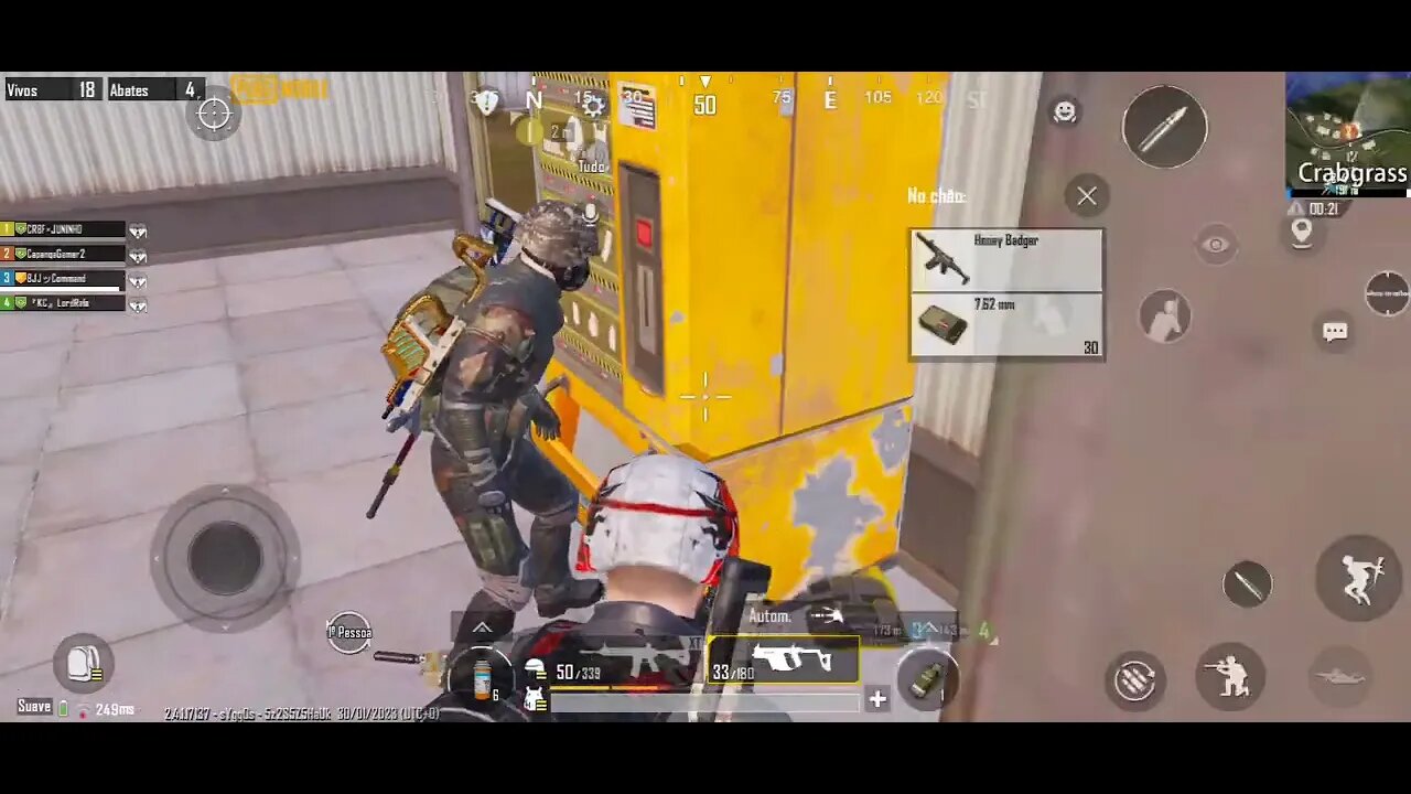 Várias plays para matar a saudade, jogando PUBG Mobile.(3)