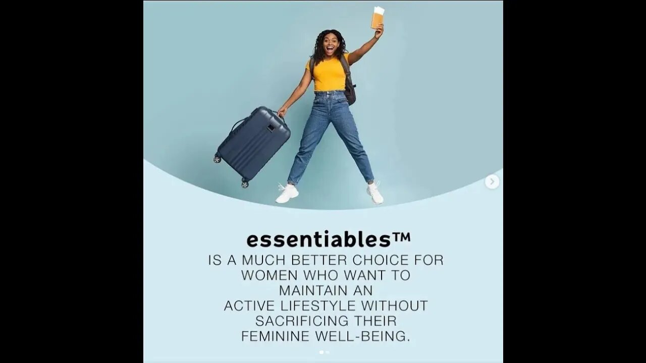 Product Launch! Essentiables, premium, non-toxic sanitary napkins that are 10x safer for your body.