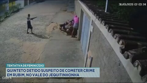 Tentativa de Feminicídio: Quinteto Detido Suspeito de Crime em Rubim, no Vale do Jequitinhonha.