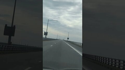 8 mins of driving through the Chesapeake Bridge