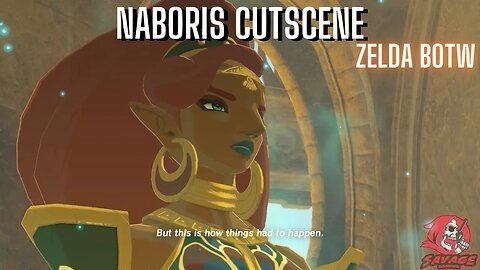 NABORIS DIVINE BEAST CUT SCENE ZELDA BOTW