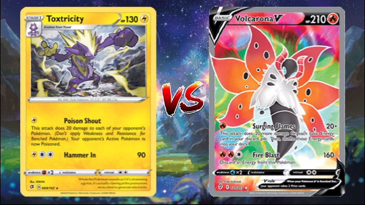 Pokemon TCG Online Expanded Toxtricity Dusknoir VS Volcarona V!!