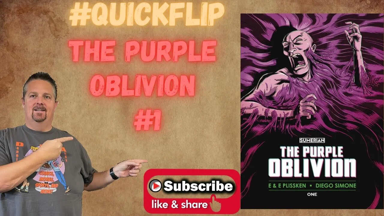 The Purple Oblivion #1 Sumerian #QuickFlip Comic Book Review E & E Plissken,Diego Simone #shorts