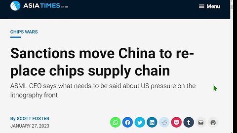 即使政客們可能非常短視，為什麼深州允許他們繼續制裁中國的芯片技術？ 難道他們不知道這只會讓中國人加倍努力克服局限性嗎？