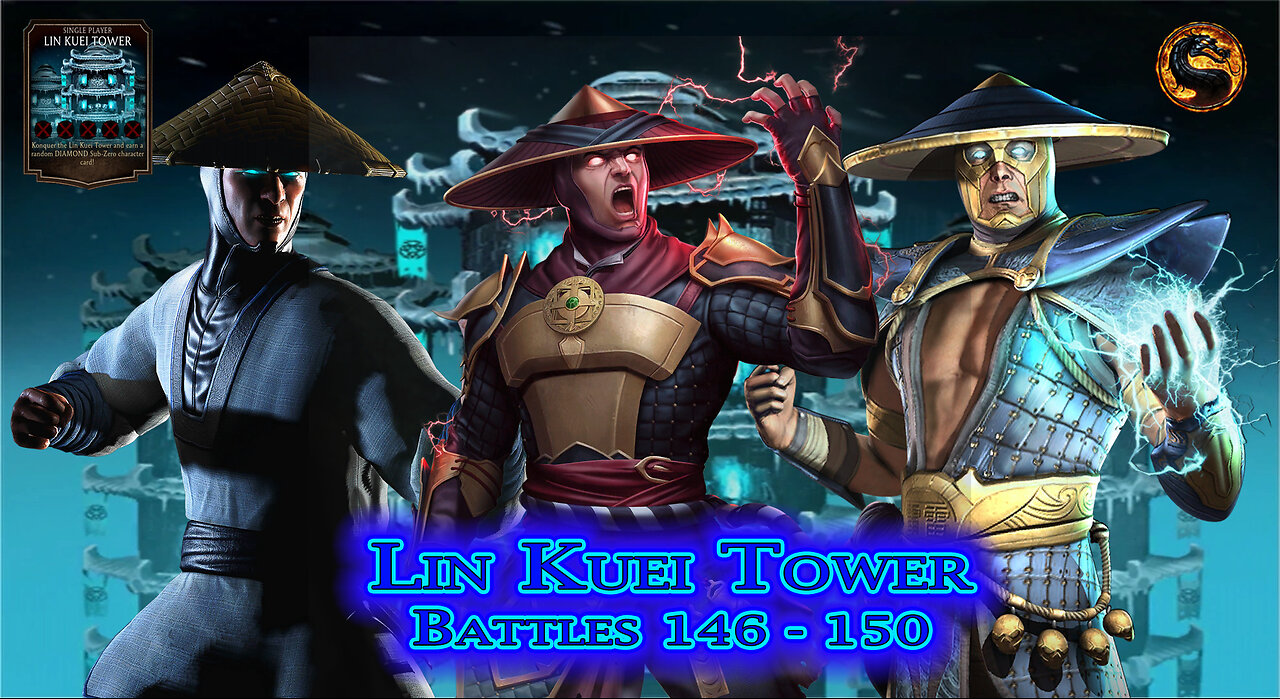 MK Mobile. LIN KUEI Tower Battles 146 - 150